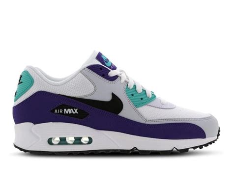 Nike Air Max 90 Essential Wit / Zwart / Paars 